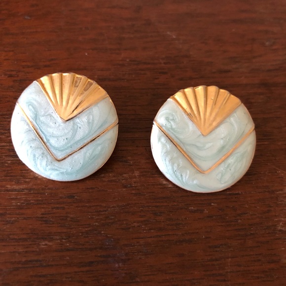 3 pairs of vintage 1980’s earrings - Picture 3 of 8